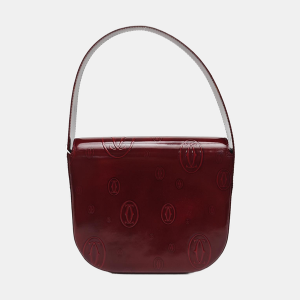 Calfskin Top Handle Bag Red