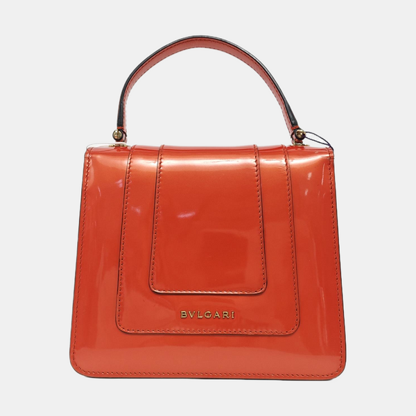 SERPENTI FOREVER Small Quilted Calfskin Orange