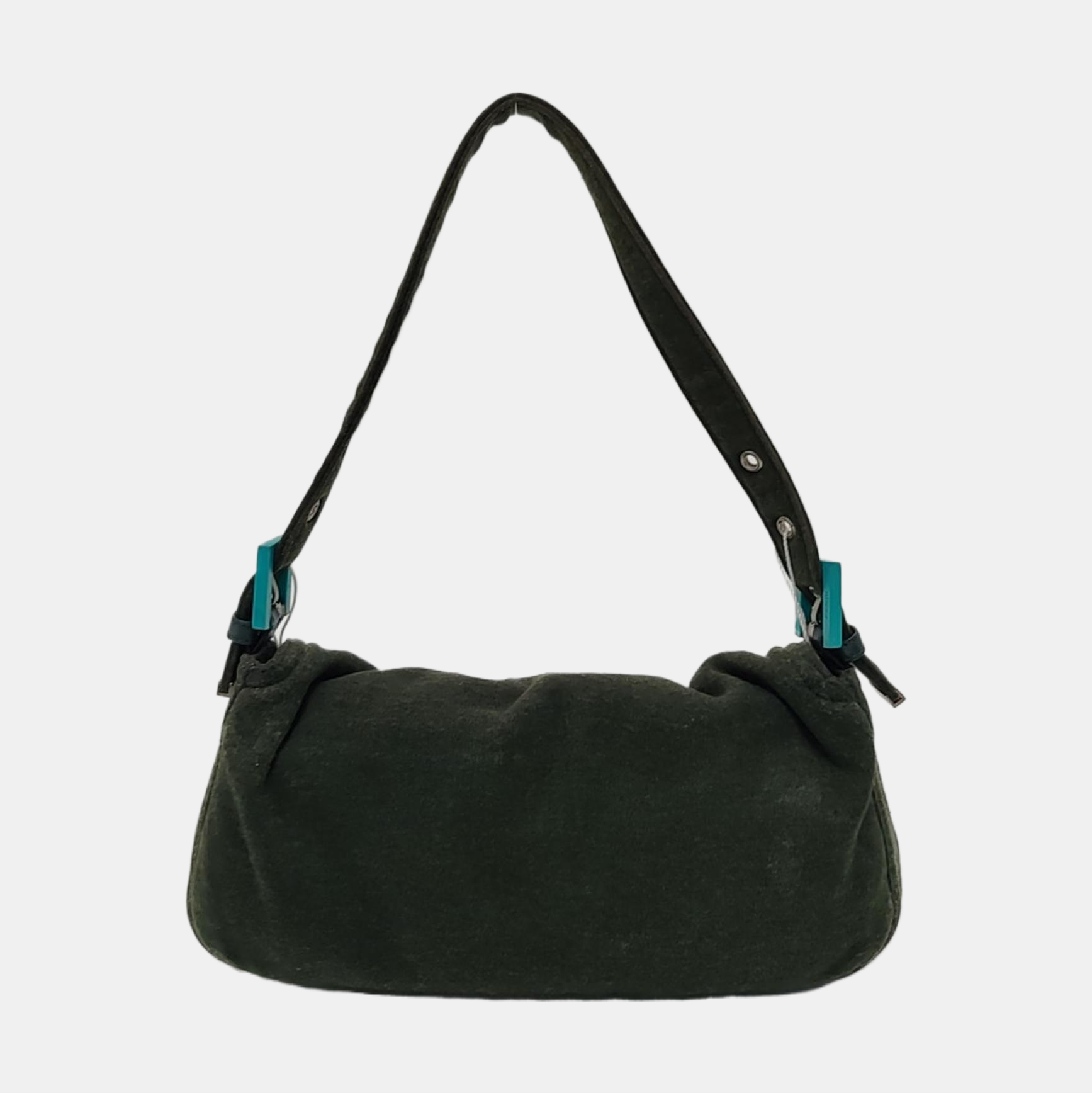 Fabric Top Handle Bag Black