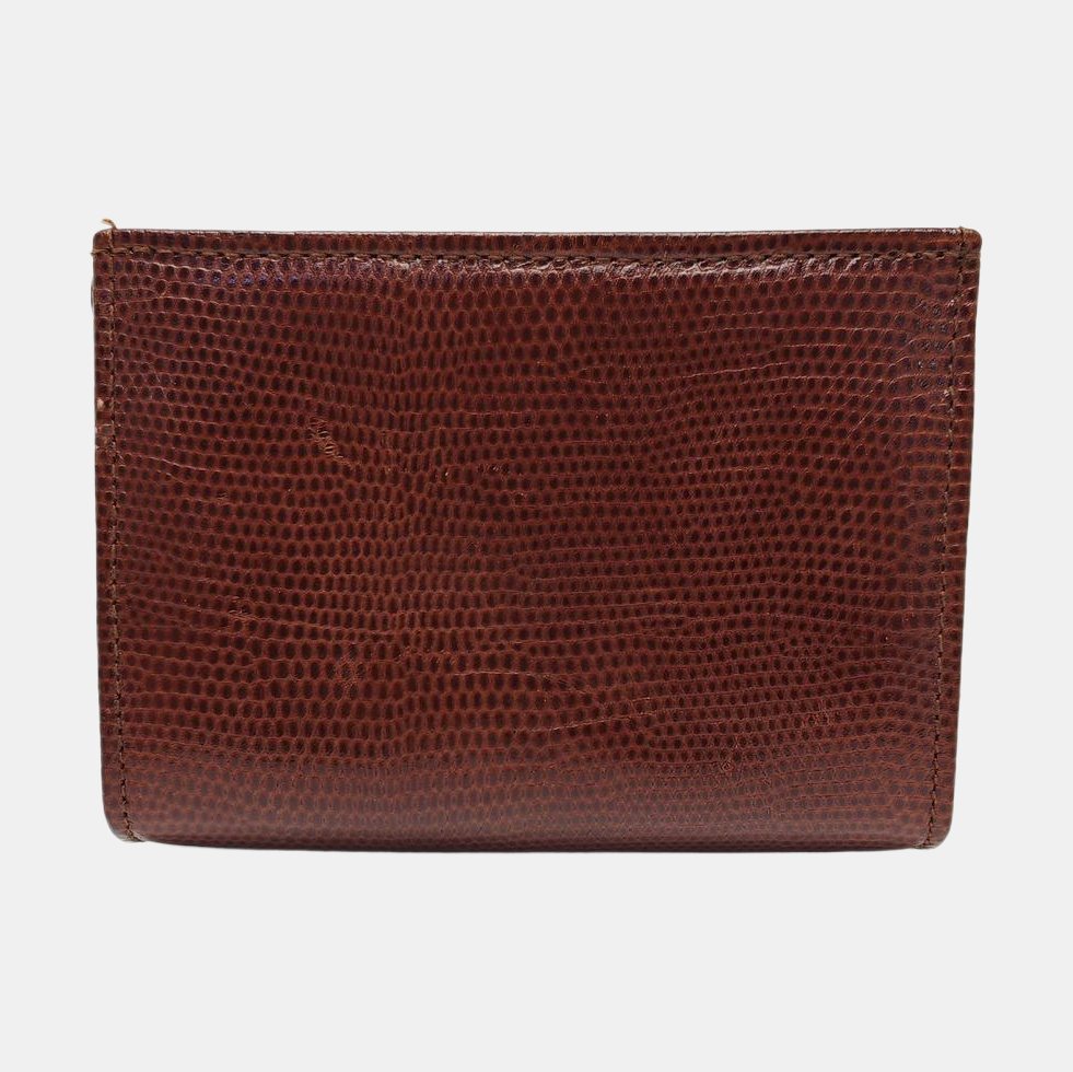 Ginny Calfskin Brown Coin Purse