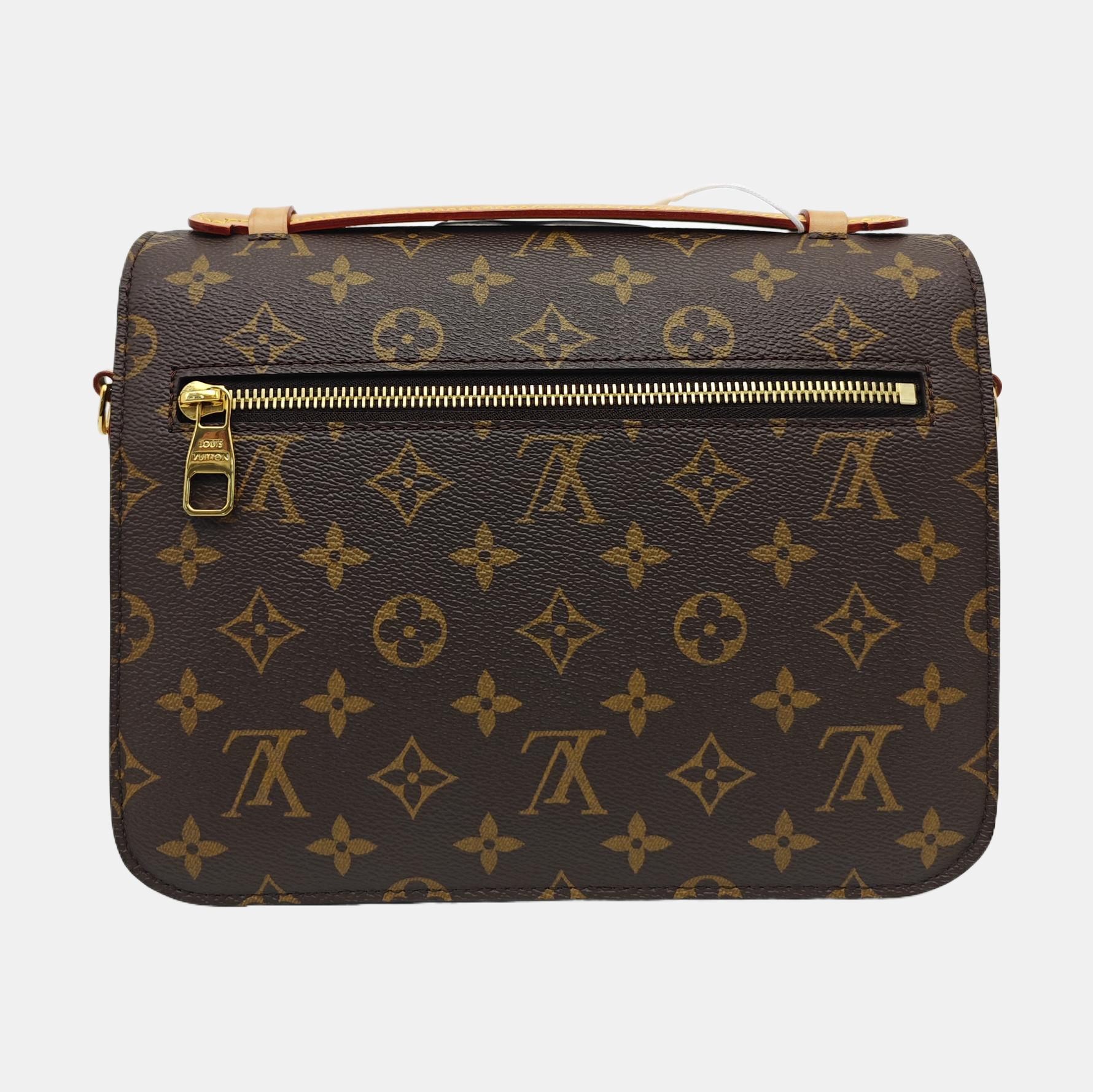 MÉTIS MM Monogram Coated Canvas Brown