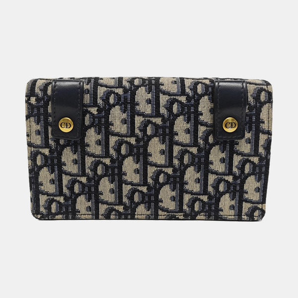 Saddle Mini Oblique Canvas Blue