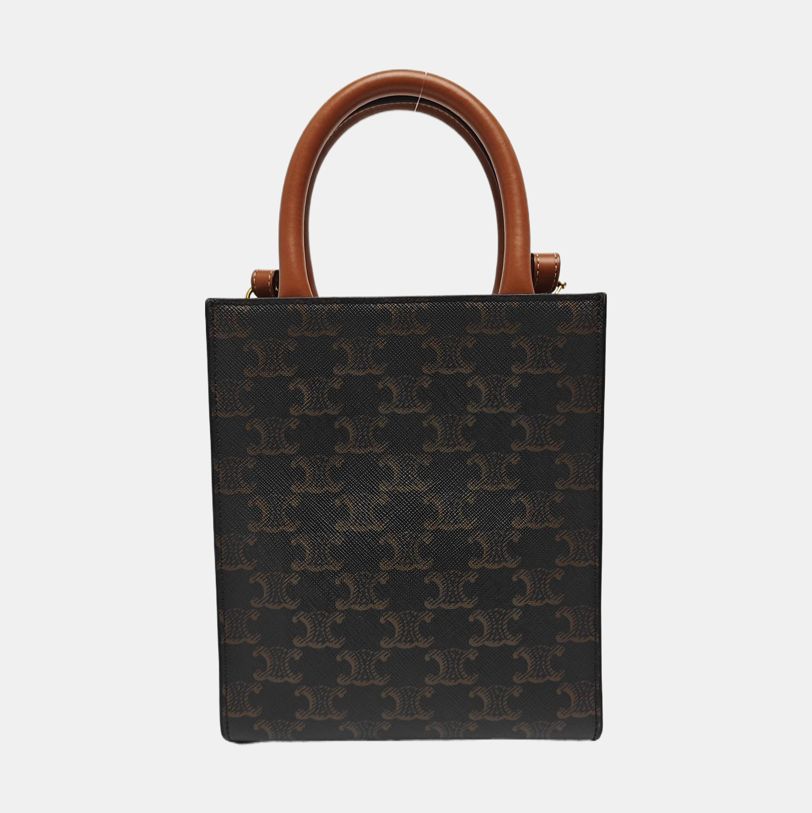CABAS CELINE Mini Coated Canvas Brown