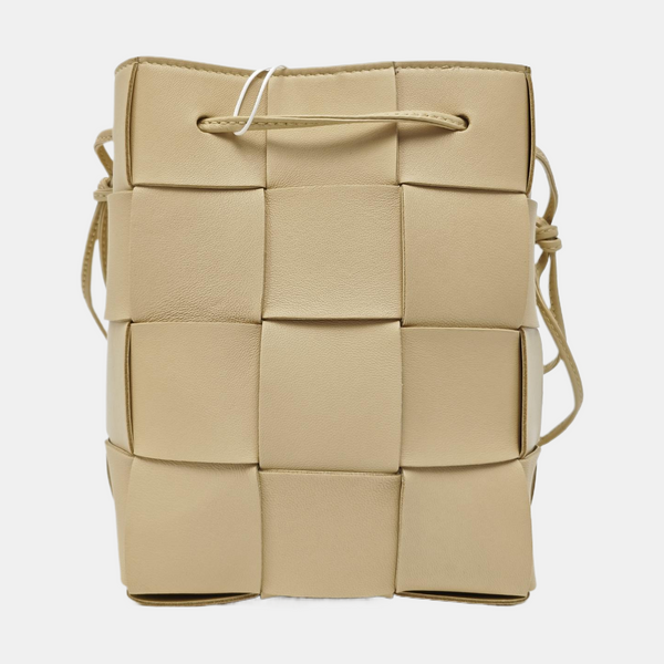 Cassette Small Leather Beige
