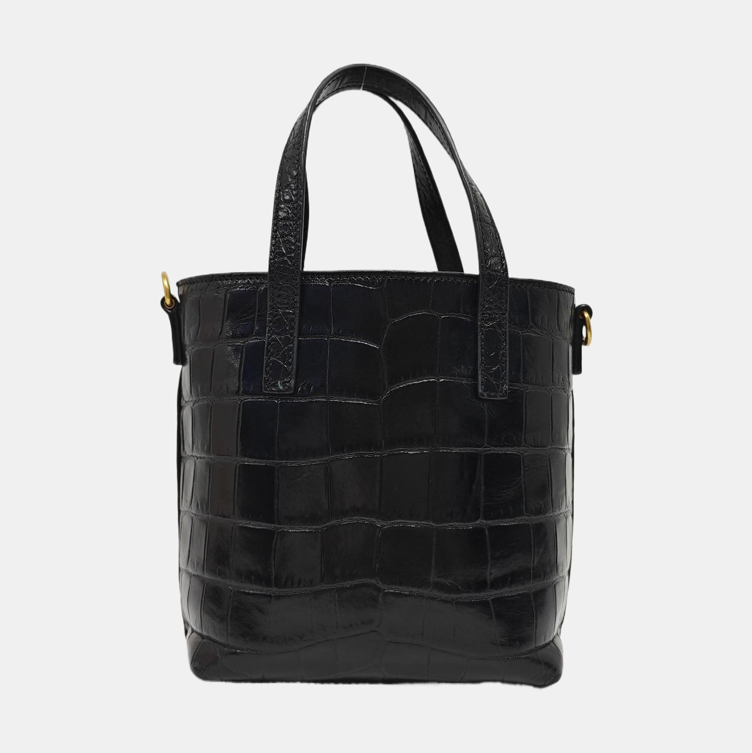 Calfskin Shoulder Bag Black