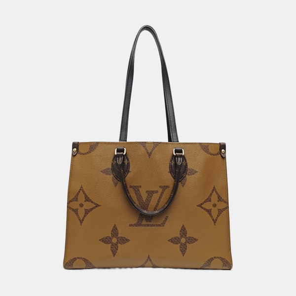 ONTHEGO MM Monogram Coated Canvas Brown