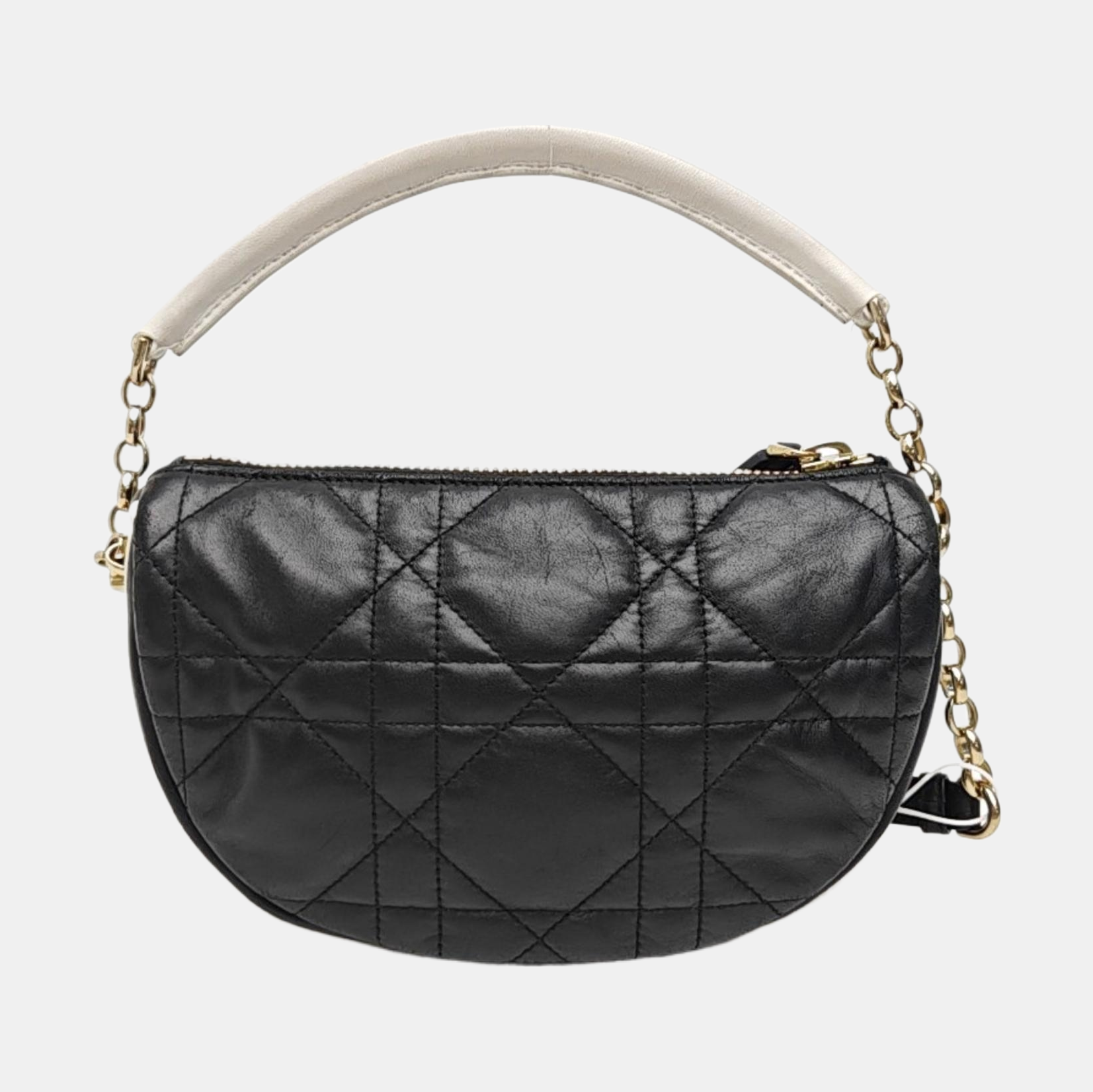 Dior Vibe Hobo Quilted Lambskin Black