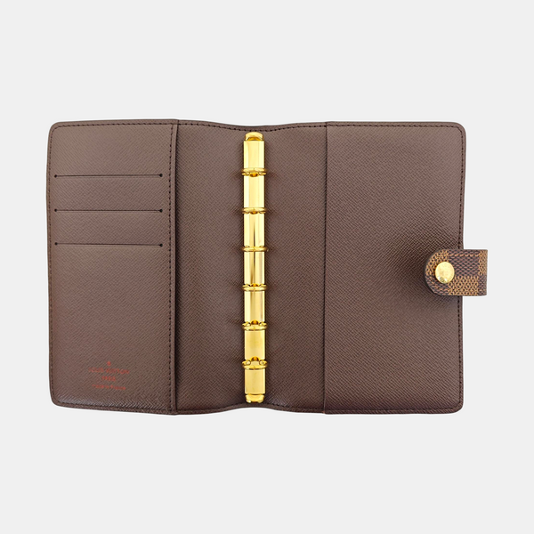 Coated Canvas Notebook Cover Brown