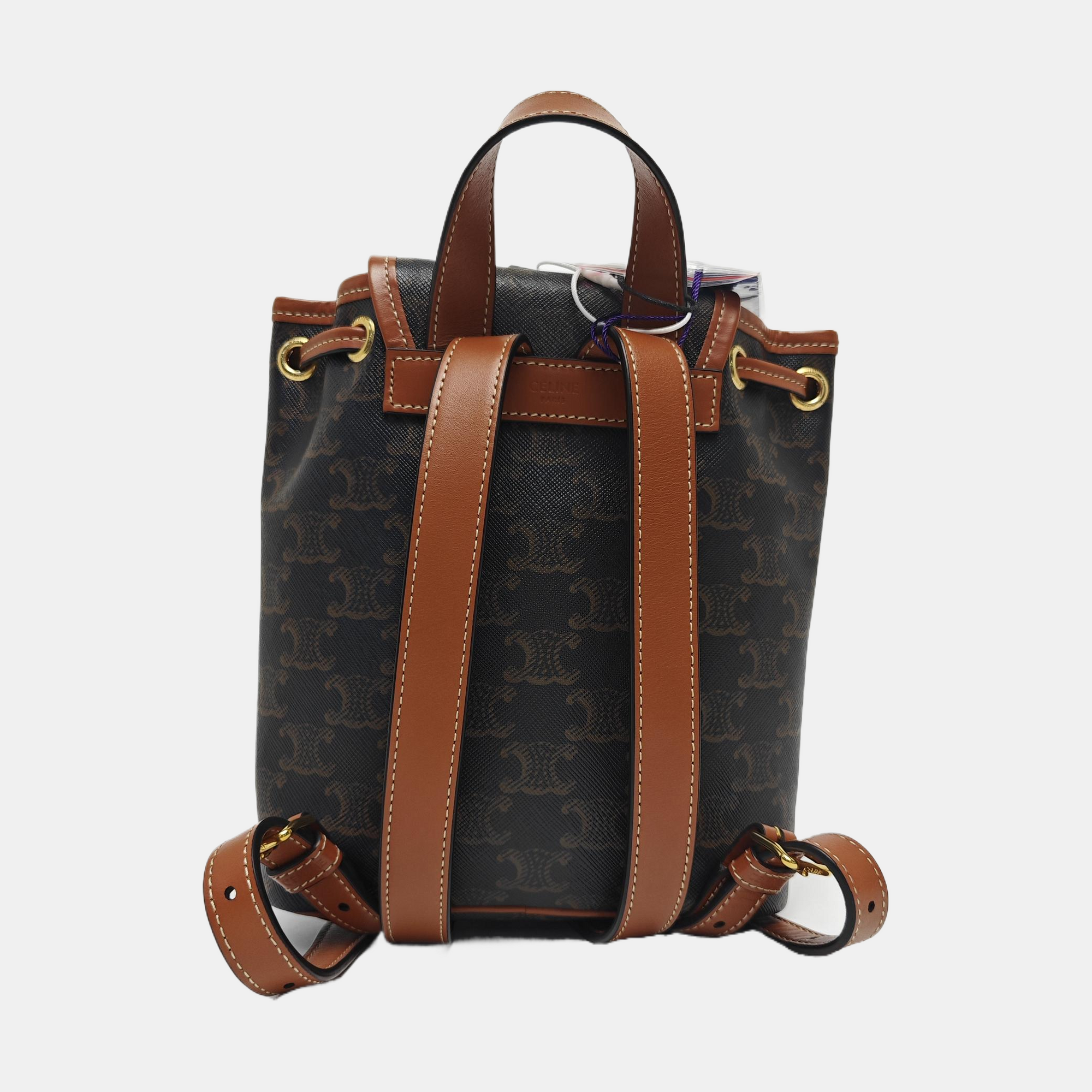 TRIOMPHE Mini Coated Canvas Brown