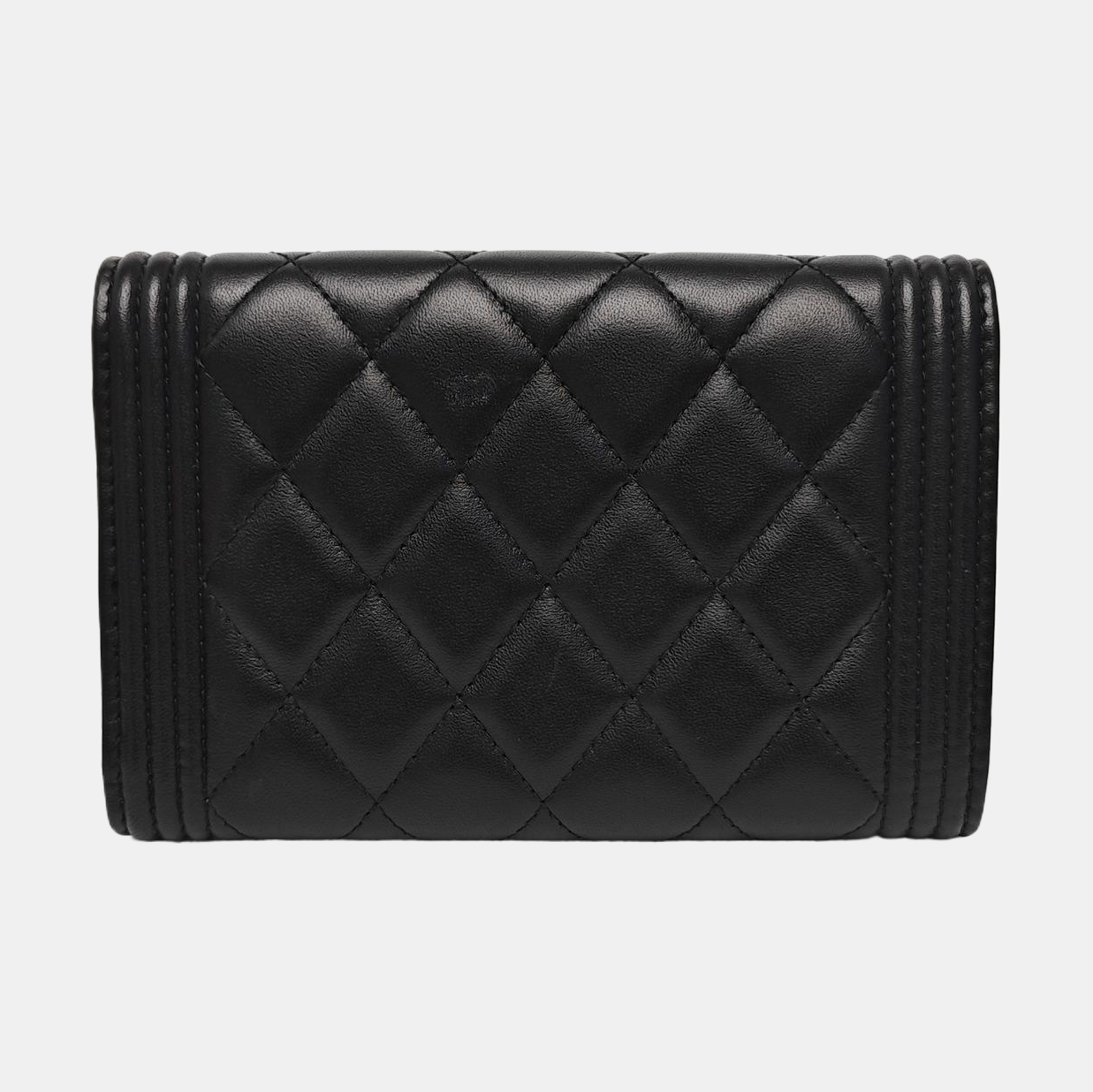 Quilted Lambskin Wallet Black
