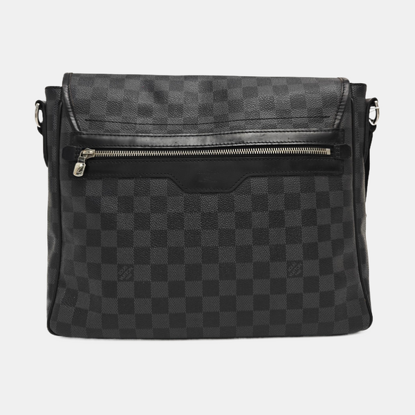 DANIEL Damier Graphite Coated Canvas Gray