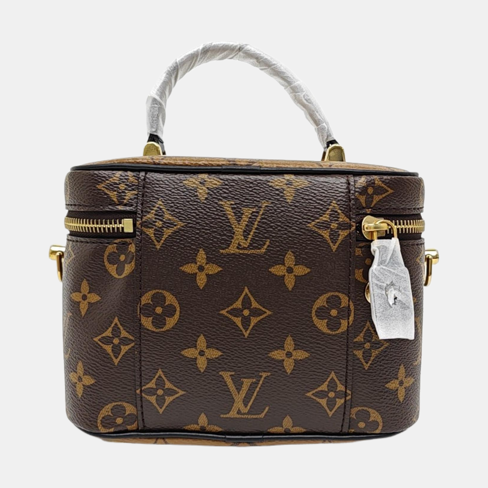 Vanity Chain Pouch Monogram Coated Canvas Brown