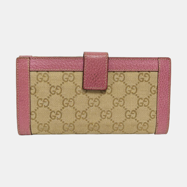 Monogram Canvas Wallet Brown