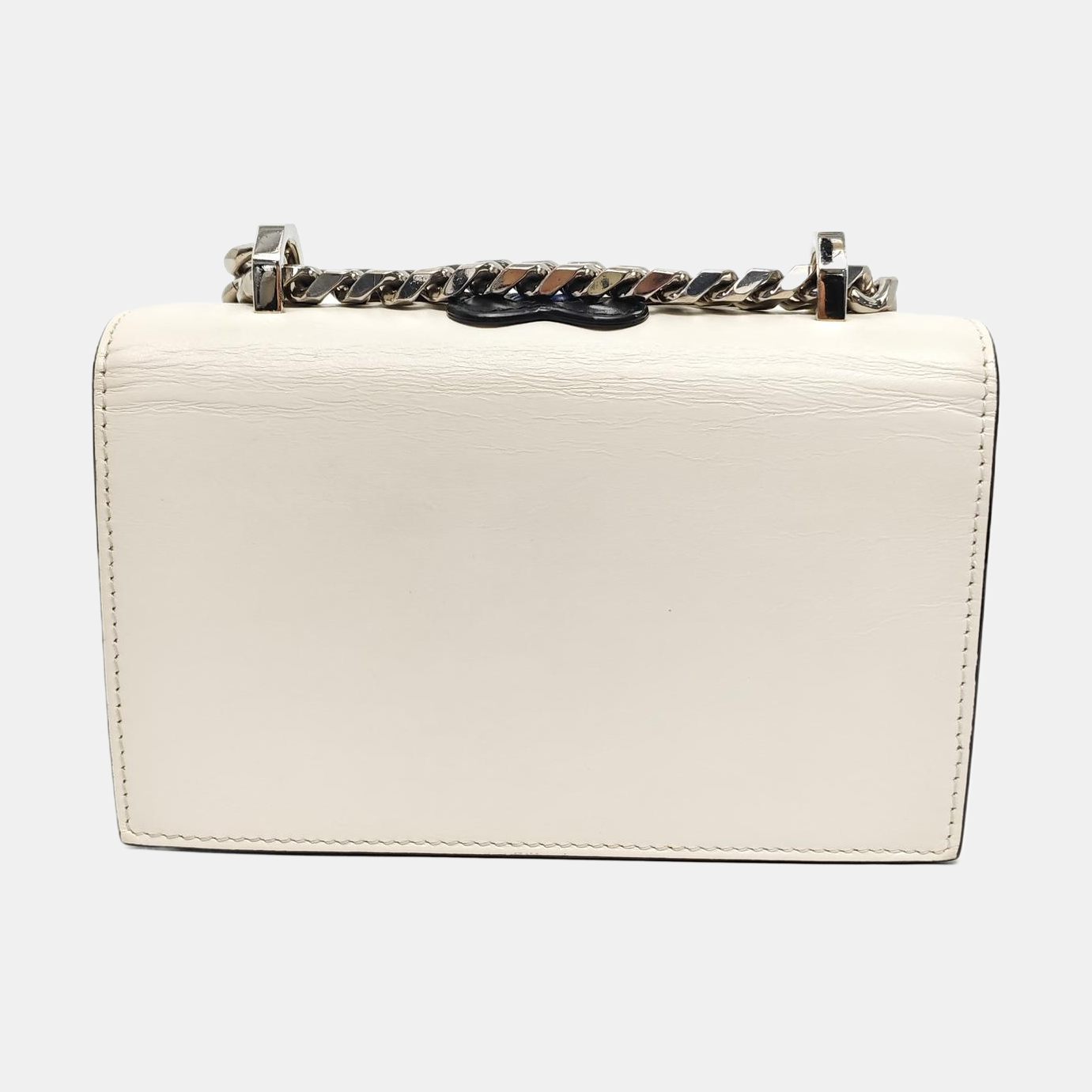 Calfskin Shoulder Bag White