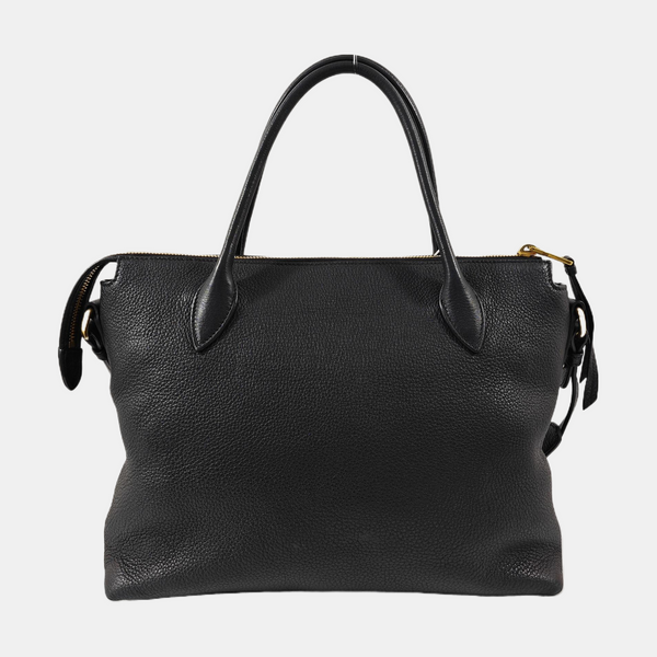 Vitello Phenix Camera Bag Saffiano Calfskin Black