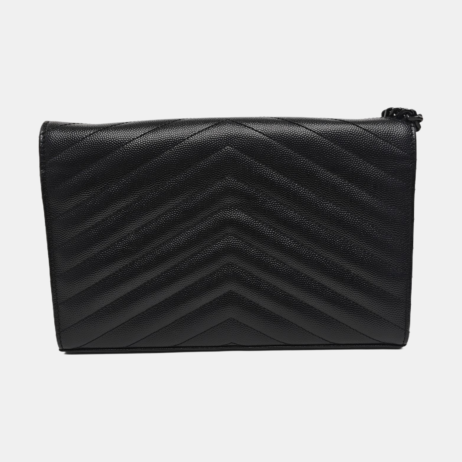 MONOGRAM Medium Chevron Calfskin Black