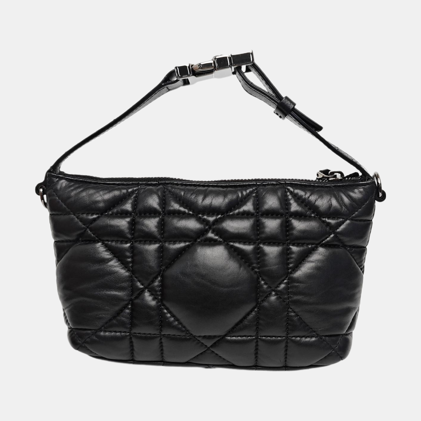Diortravel Nomad Small Cannage Calfskin Black
