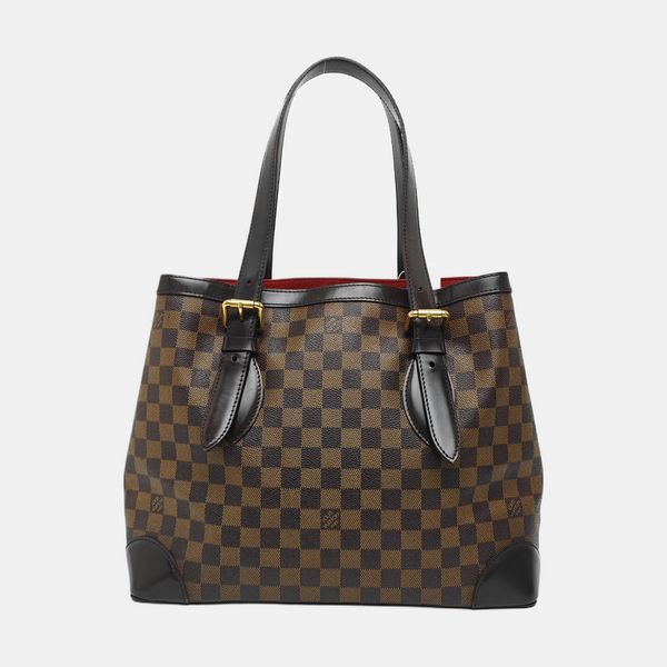HAMPSTEAD MM Damier Ebene Coated Canvas Brown