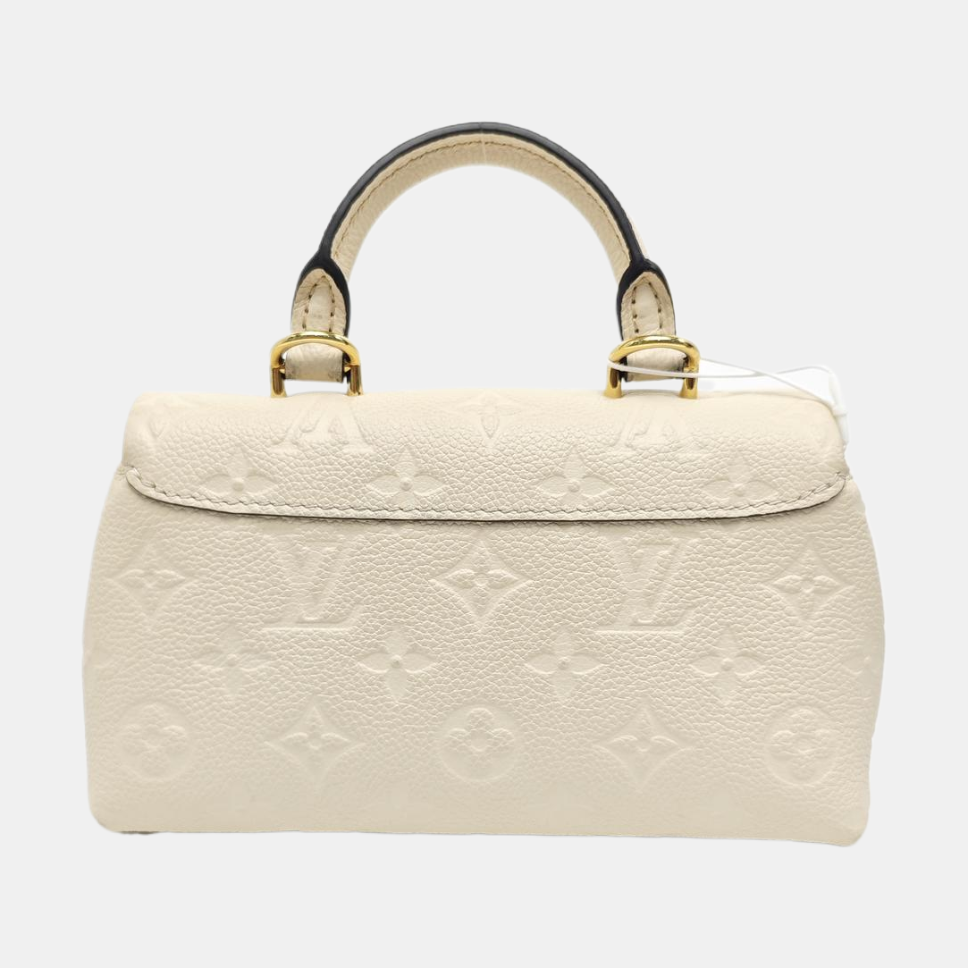 NANO MADELEINE Nano Monogram Calfskin Beige