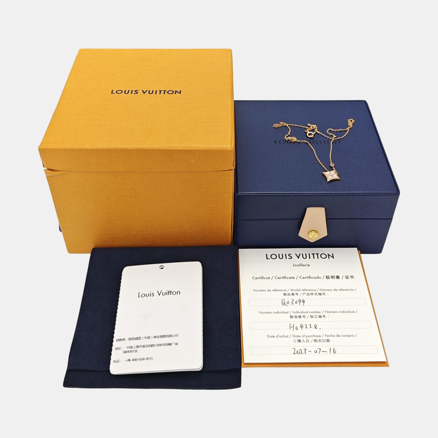 COLOR BLOSSOM 18k Rose Gold Necklace