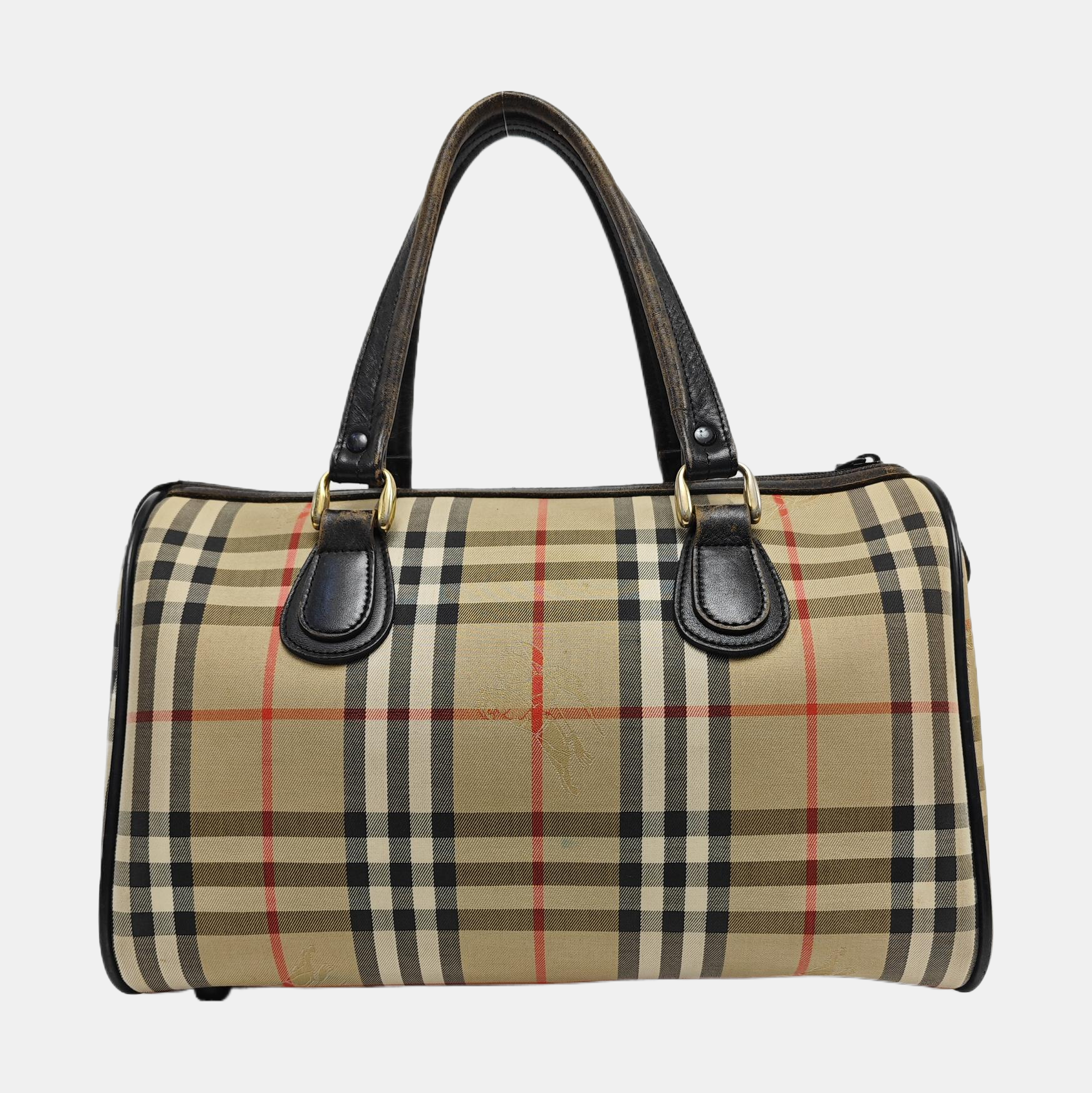 Canvas Top Handle Bag Beige