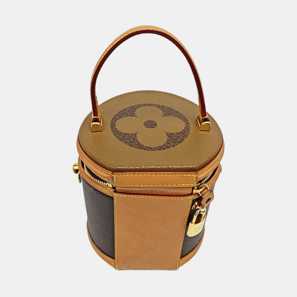 CANNES Monogram Coated Canvas Brown