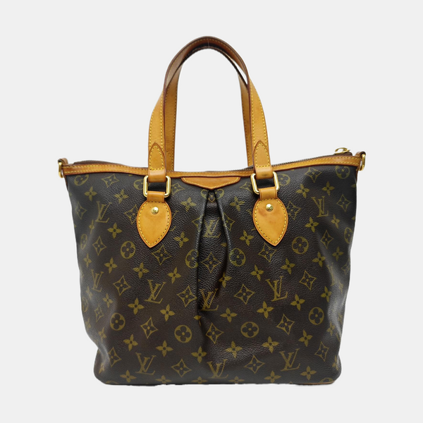 PALERMO PM Monogram Coated Canvas Brown