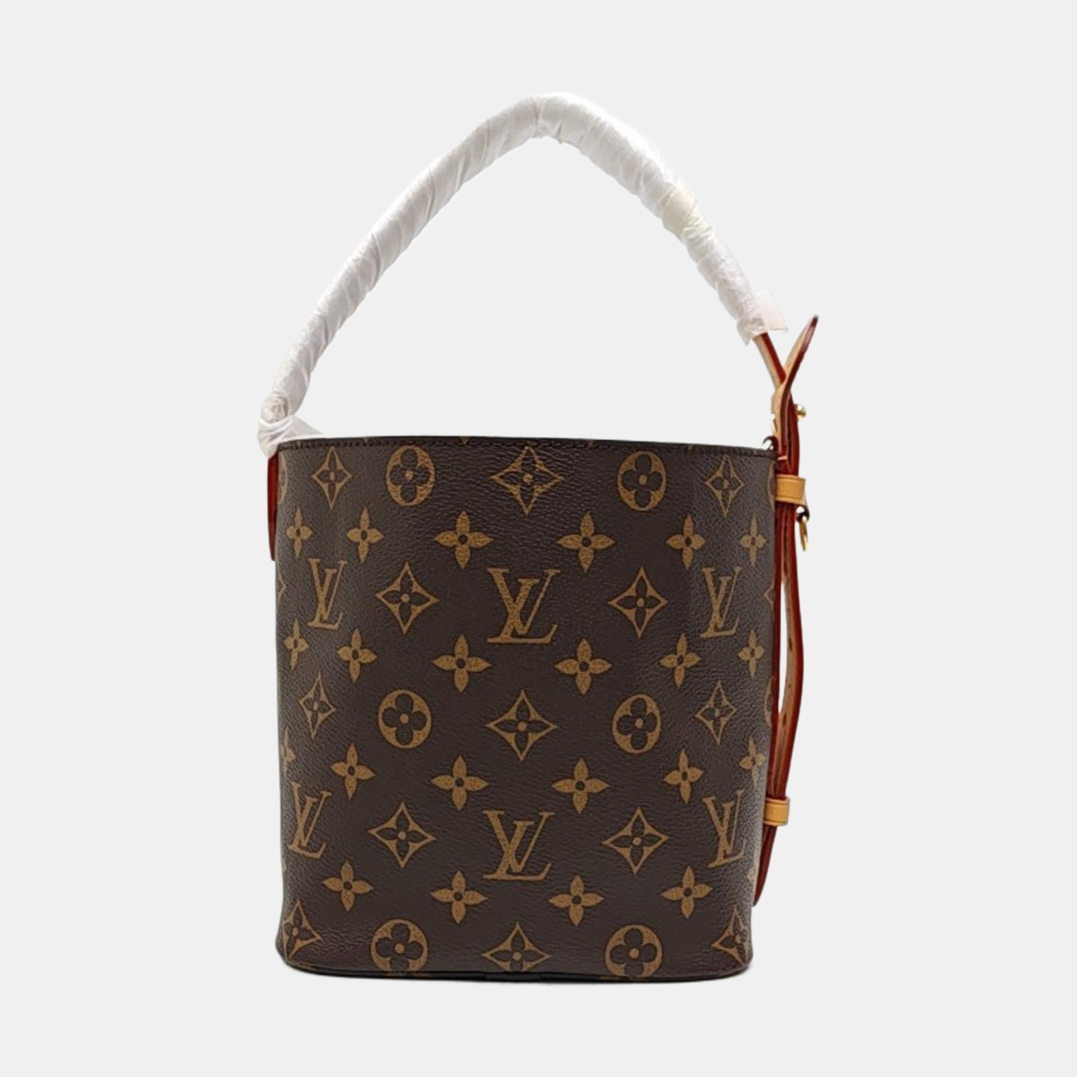 ALL IN Monogram Coated Canvas Brown