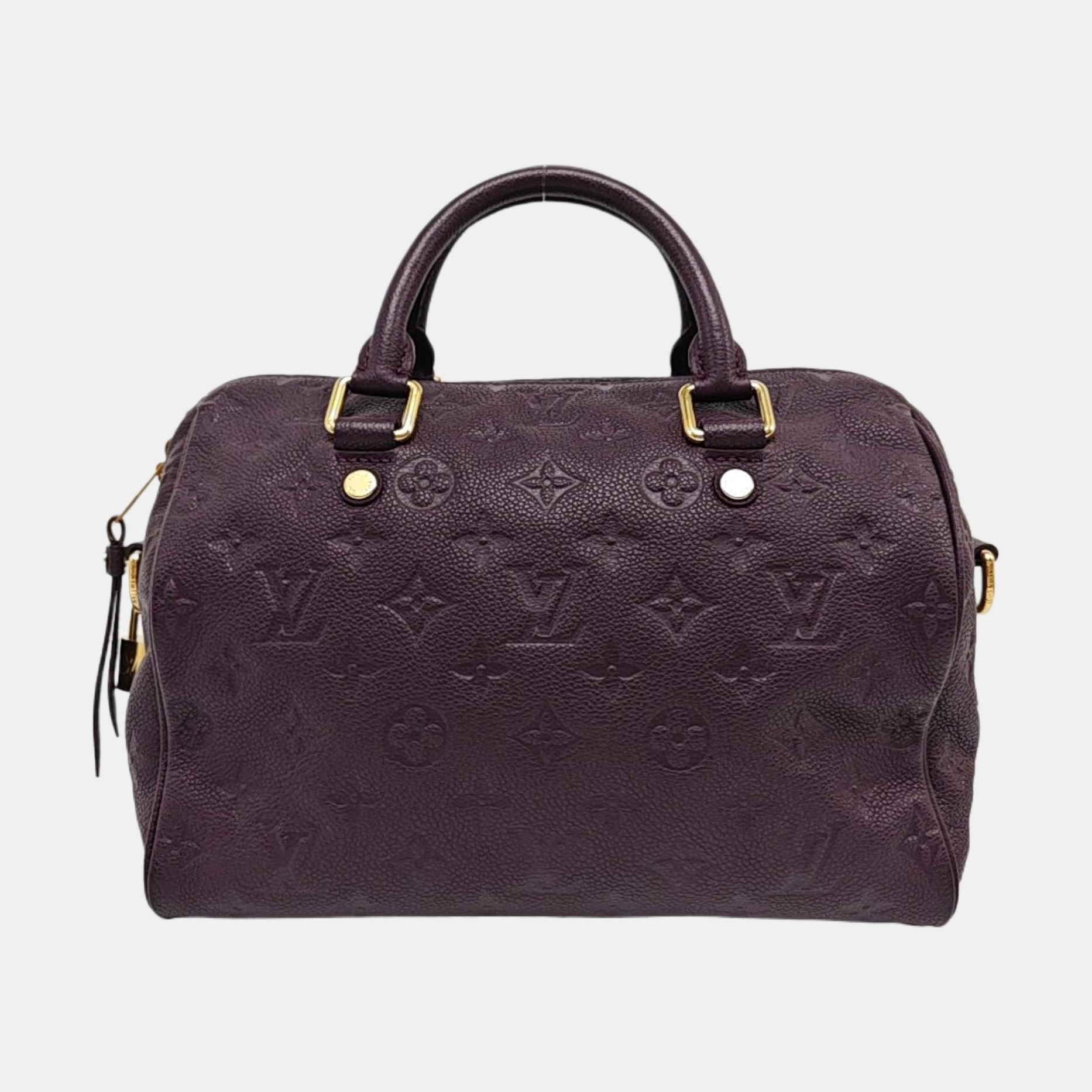 Authenticated pre-owned  SPEEDY 25 Calfskin Purple - Shoulder Bag at Looply