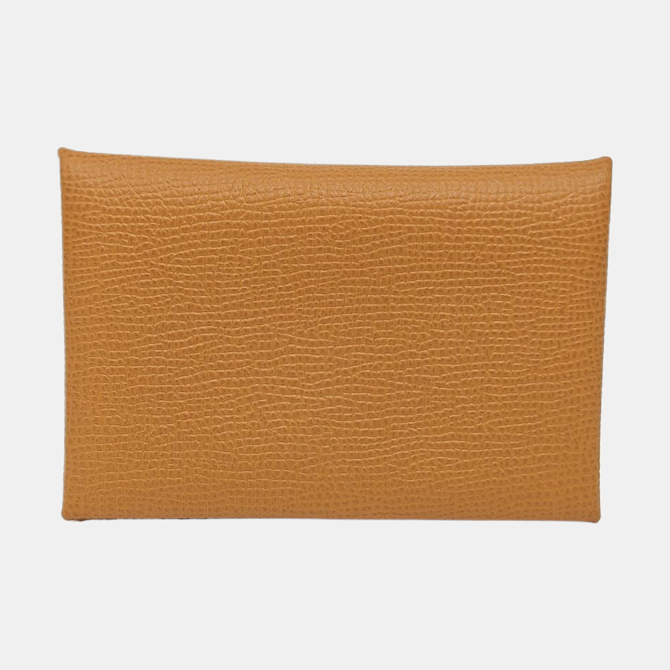 Calvi Epsom Brown Card Holder