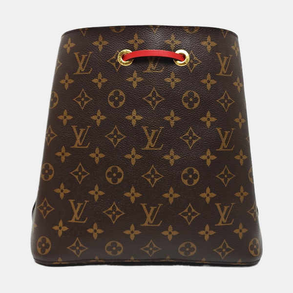 NÉONOÉ MM Monogram Coated Canvas Brown