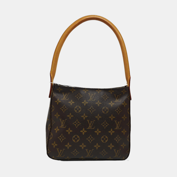 LOOPING MM Monogram Coated Canvas Brown