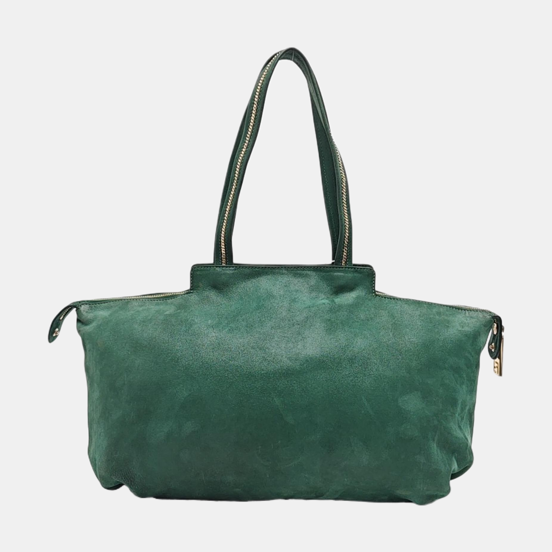 Calfskin Top Handle Bag Green
