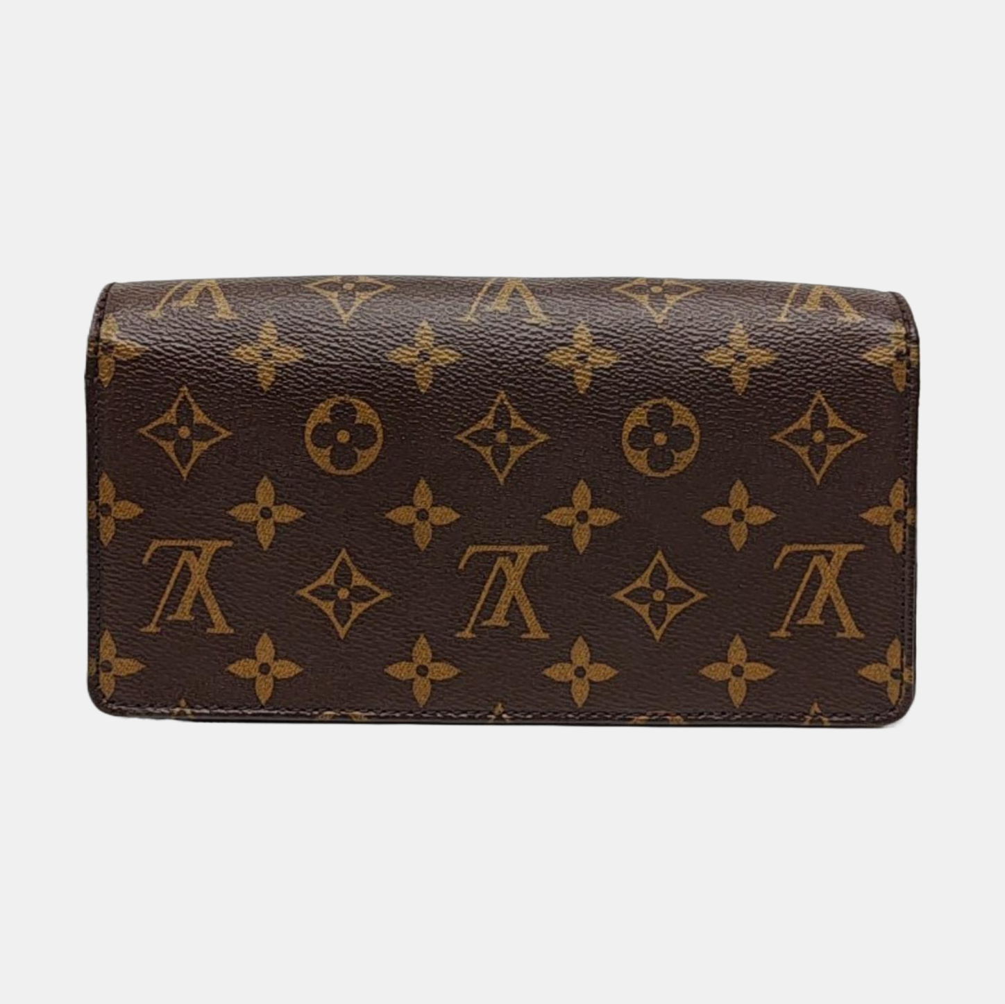 Lily Monogram Coated Canvas Brown