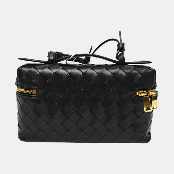 Calfskin Shoulder Bag Black