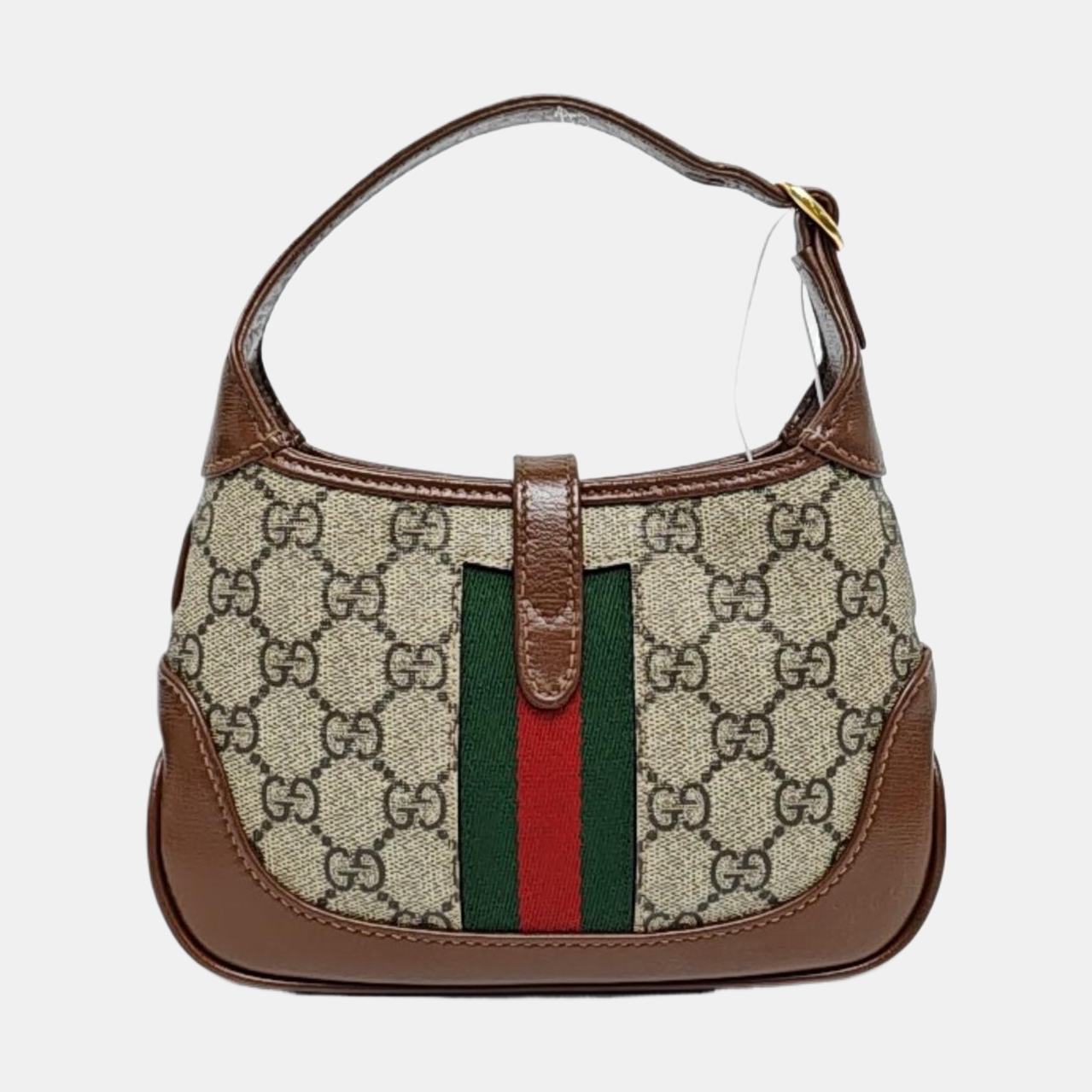 Authenticated pre-owned  Jackie 1961 Mini Monogram Coated Canvas Beige - Crossbody Bag at Looply