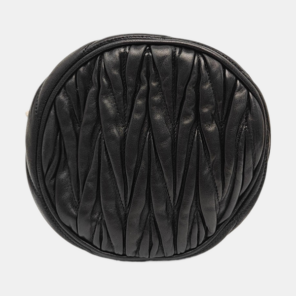 Matelassé Quilted Lambskin Black