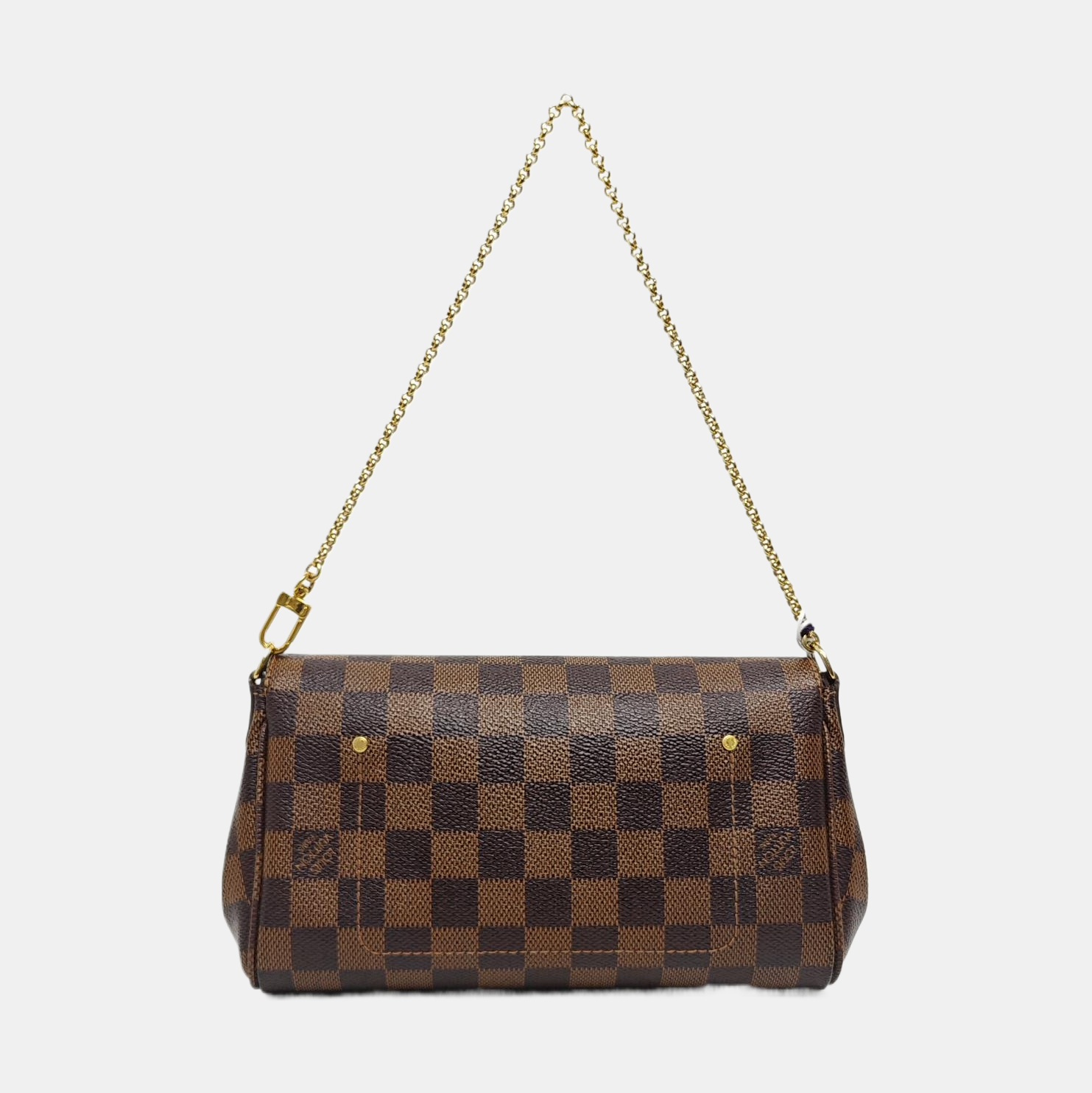 Authenticated pre-owned  FAVORITE Coated Canvas Brown - Crossbody Bag at Looply