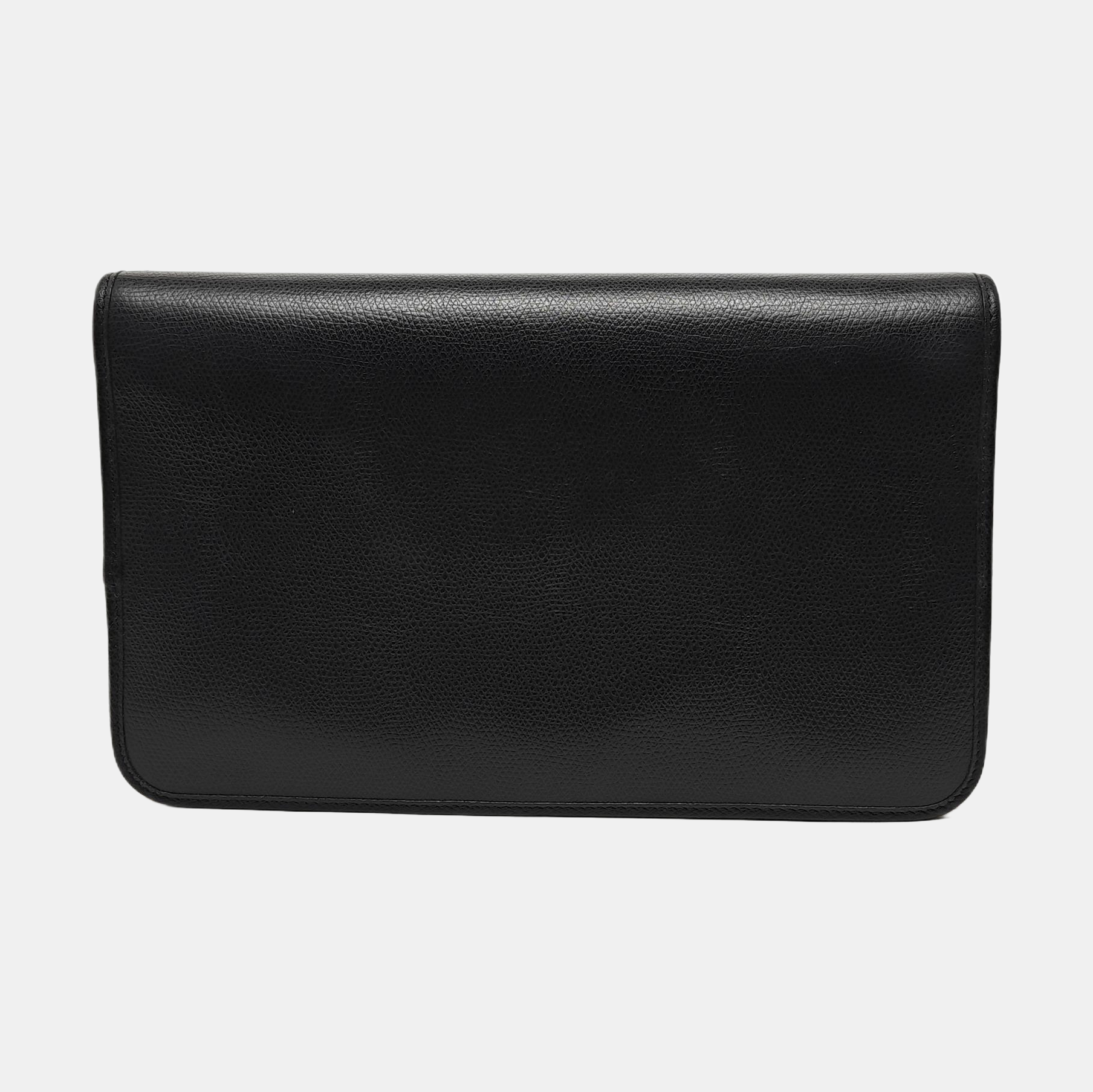 Calfskin Shoulder Bag Black