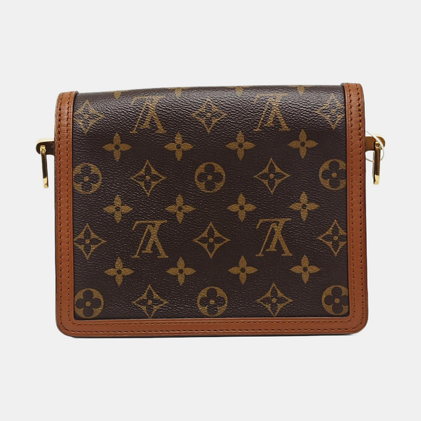 DAUPHINE Mini Monogram Coated Canvas Brown