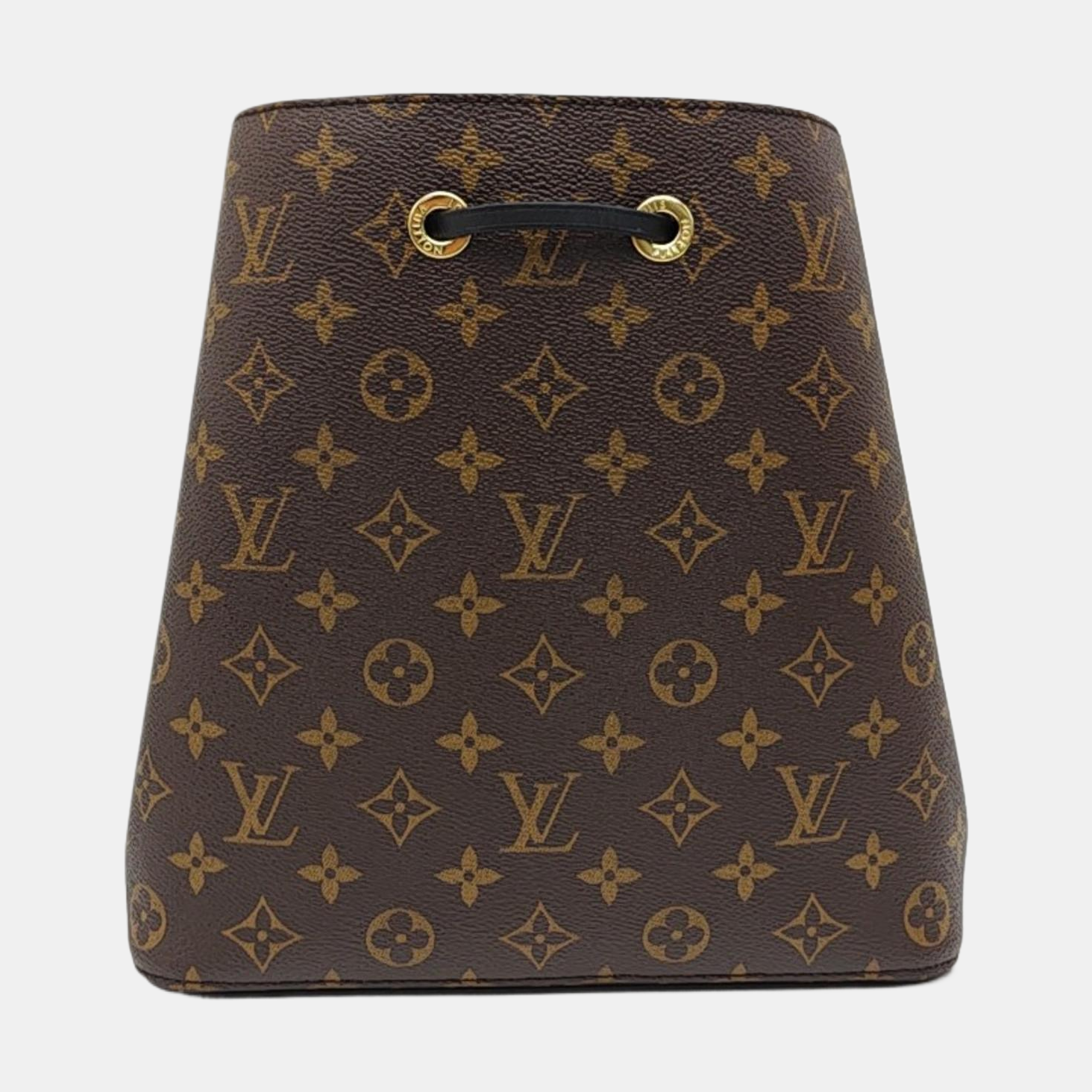 NÉONOÉ MM Monogram Coated Canvas Brown