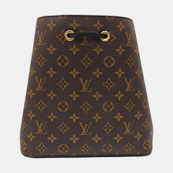 NÉONOÉ MM Monogram Coated Canvas Brown