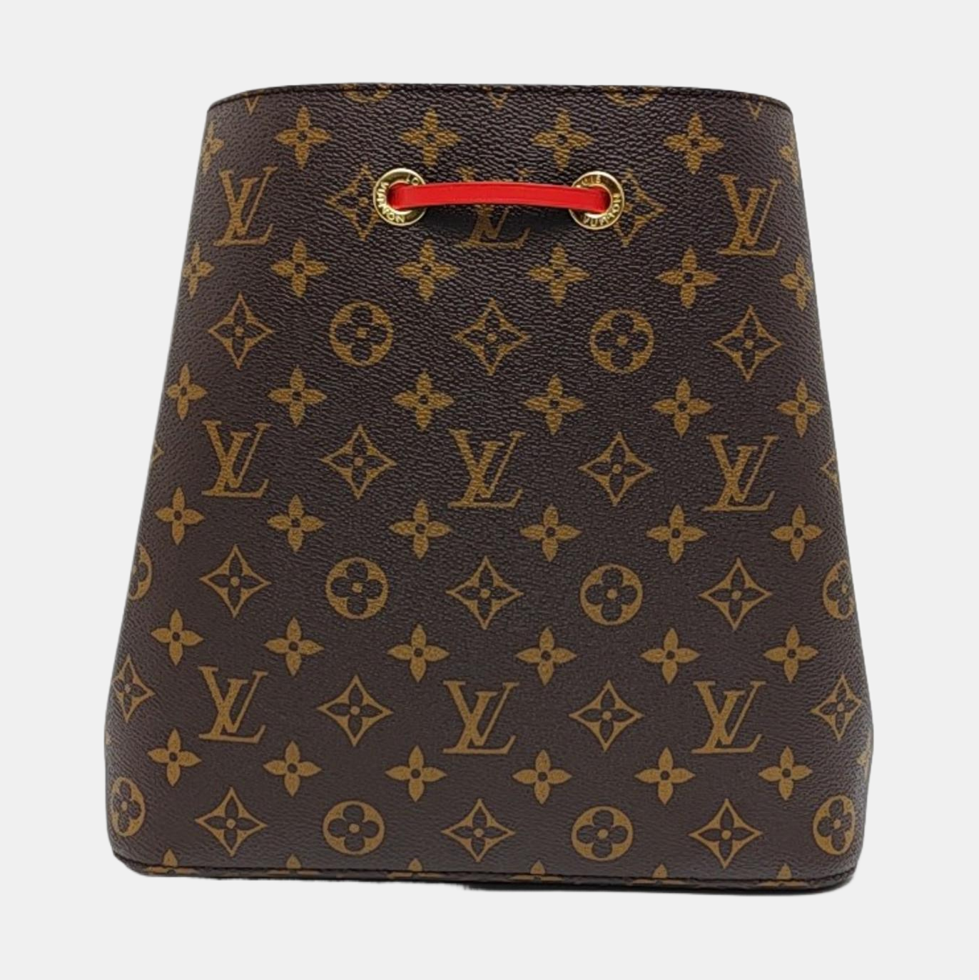 NÉONOÉ MM Monogram Coated Canvas Brown