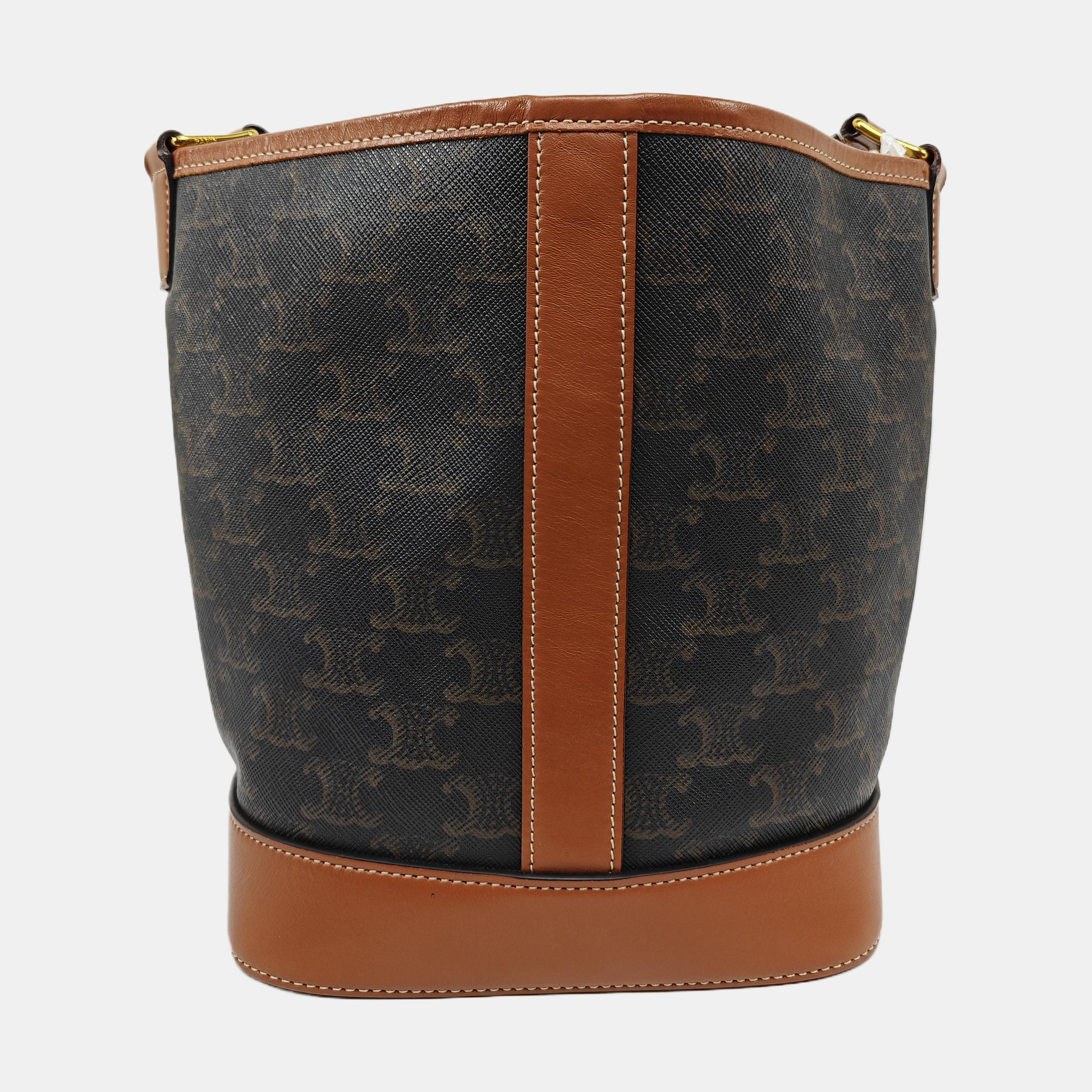TRIOMPHE CANVAS Small Coated Canvas Brown