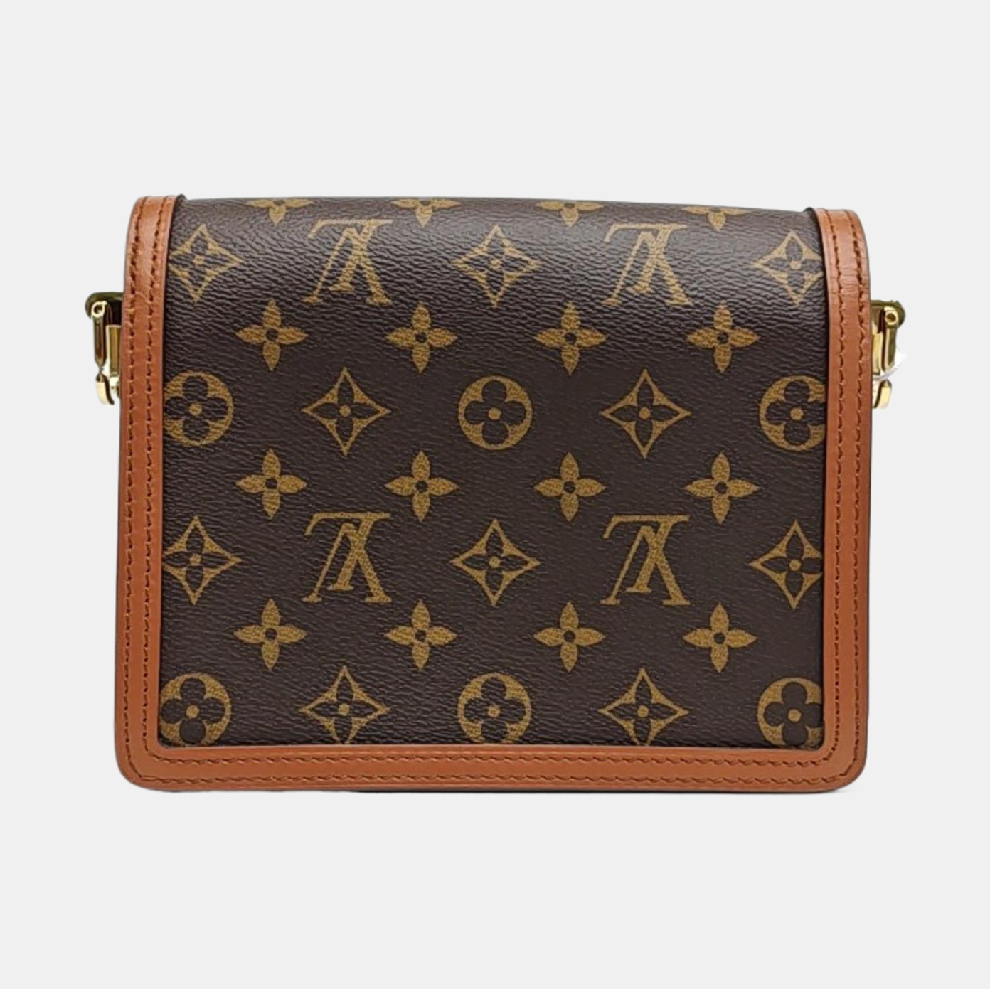 DAUPHINE Mini Coated Canvas Brown