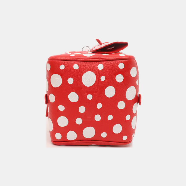 SQUARE Calfskin Red