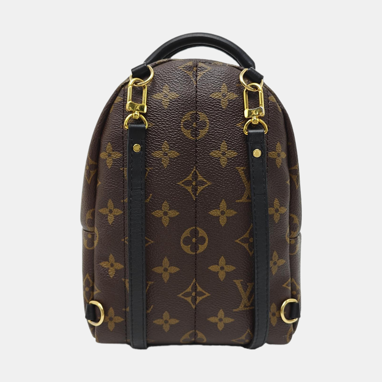 PALM SPRINGS Mini Monogram Coated Canvas Brown