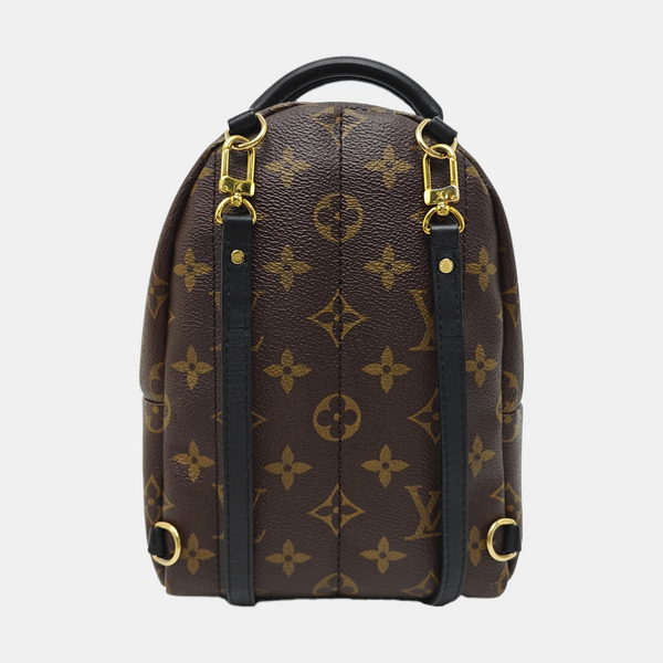 PALM SPRINGS Mini Monogram Coated Canvas Brown