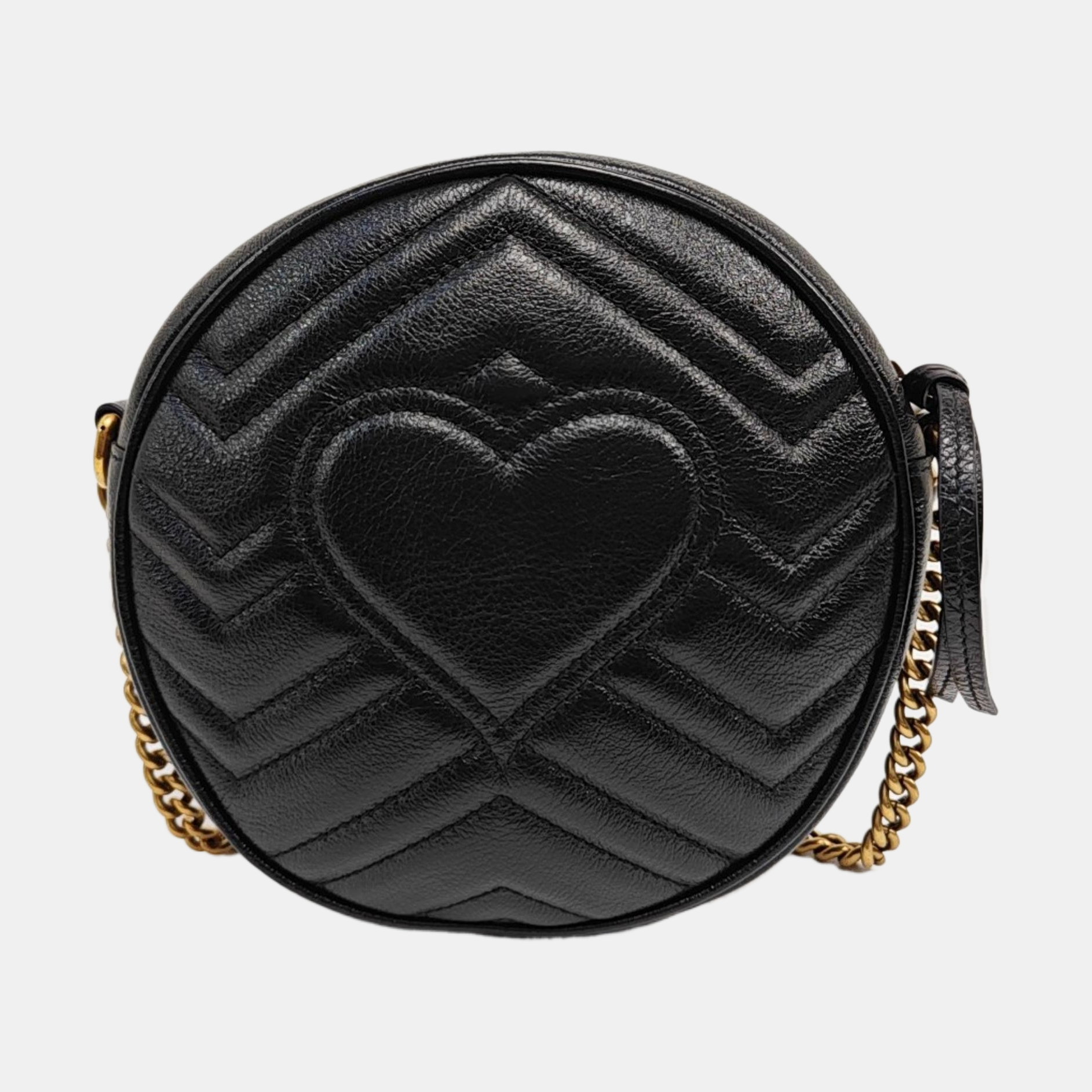 GG Marmont Mini Quilted Calfskin Black