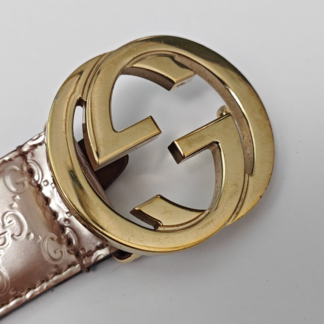 Leather Belt Red